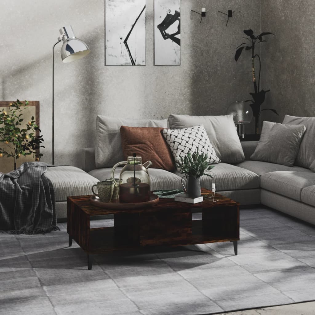 Журнальный столик, дуб Сонома 103,5x60x35 см, искусственное дерево