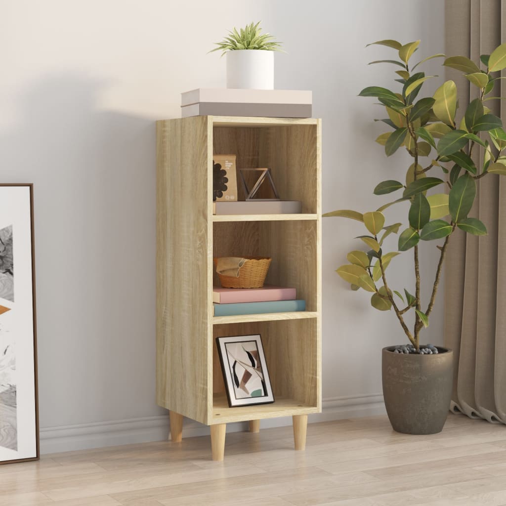 puhvetkapp, Sonoma tamm, 34,5 x 32,5 x 90 cm tehispuit