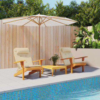 Подушки для кресел Adirondack, 2 шт, бежевый, ткань Оксфорд