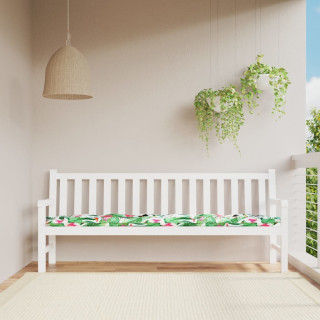 Подушка для садовой скамьи, разноцветная, 200 x 50 x 7 см, ткань