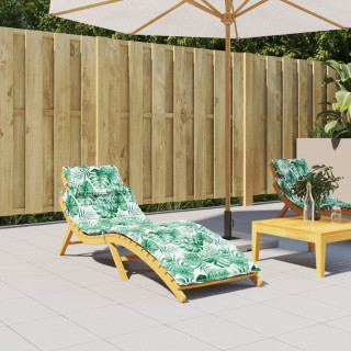 Подушка для шезлонга, узор из листьев, ткань Оксфорд