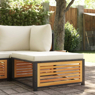 Садовая тумба с подушкой, 68 x 68 x 30 см, акация