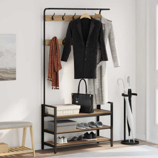 Riidepuu riiuliga Muu käsitöötamm 95 x 34 x 184 cm Tehispuit