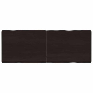 lauaplaat, tumepruun, 160x60x(2-6) cm, töödeldud täispuit