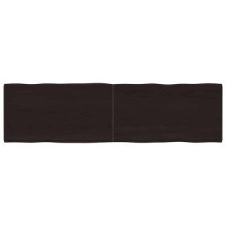 lauaplaat, tumepruun, 180 x 50 x (2-4) cm, töödeldud täispuit