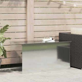 Välisäilituskast Hõbedane 100 x 50.5 x 50 cm Tsingitud teras