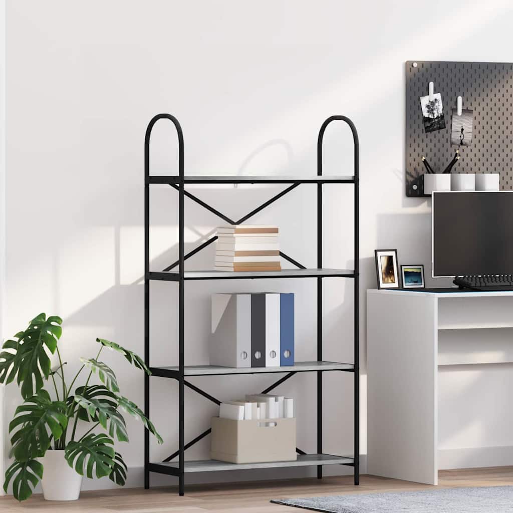 Raamatukapp Hall Sonoma 80 x 30 x 146 cm Tehispuit