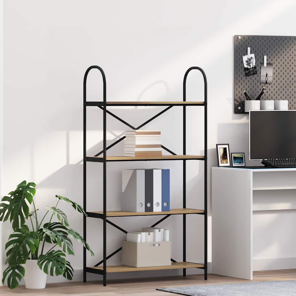 Raamatukapp käsitöötamm 80 x 30 x 146 cm Tehispuit