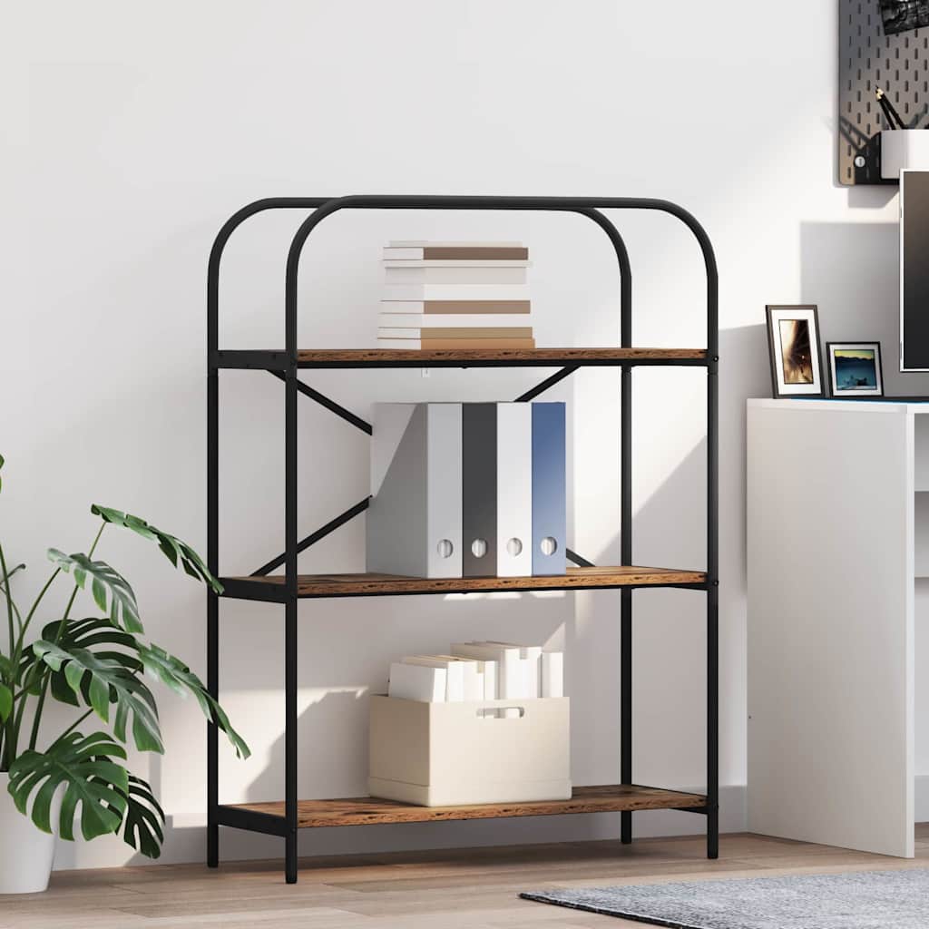 Raamatukapp Vana puit 80 x 30 x 109 cm Tehispuit