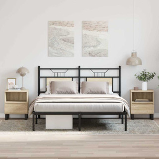 Прикроватные тумбочки 2 шт, дуб Сонома, 40 x 35 x 50 см, искусственное дерево