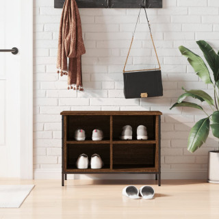 Тумба для обуви, коричневый дуб, 69 x 35 x 50 см, искусственное дерево