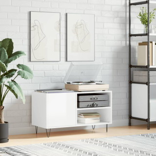 Plaadikapp, kõrgläikega valge, 85 x 38 x 48 cm, tehispuit