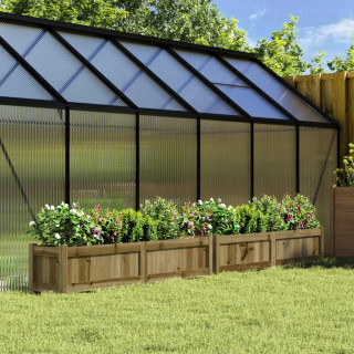 Деревянные ящики для растений 2 шт, пропитанная сосна