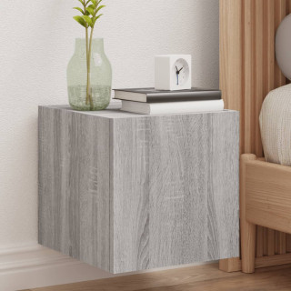 teleri seinakapp LED-tuledega, hall Sonoma, 30,5 x 35 x 30 cm