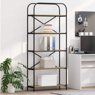 Raamatukapp käsitöötamm 80 x 30 x 183 cm Tehispuit