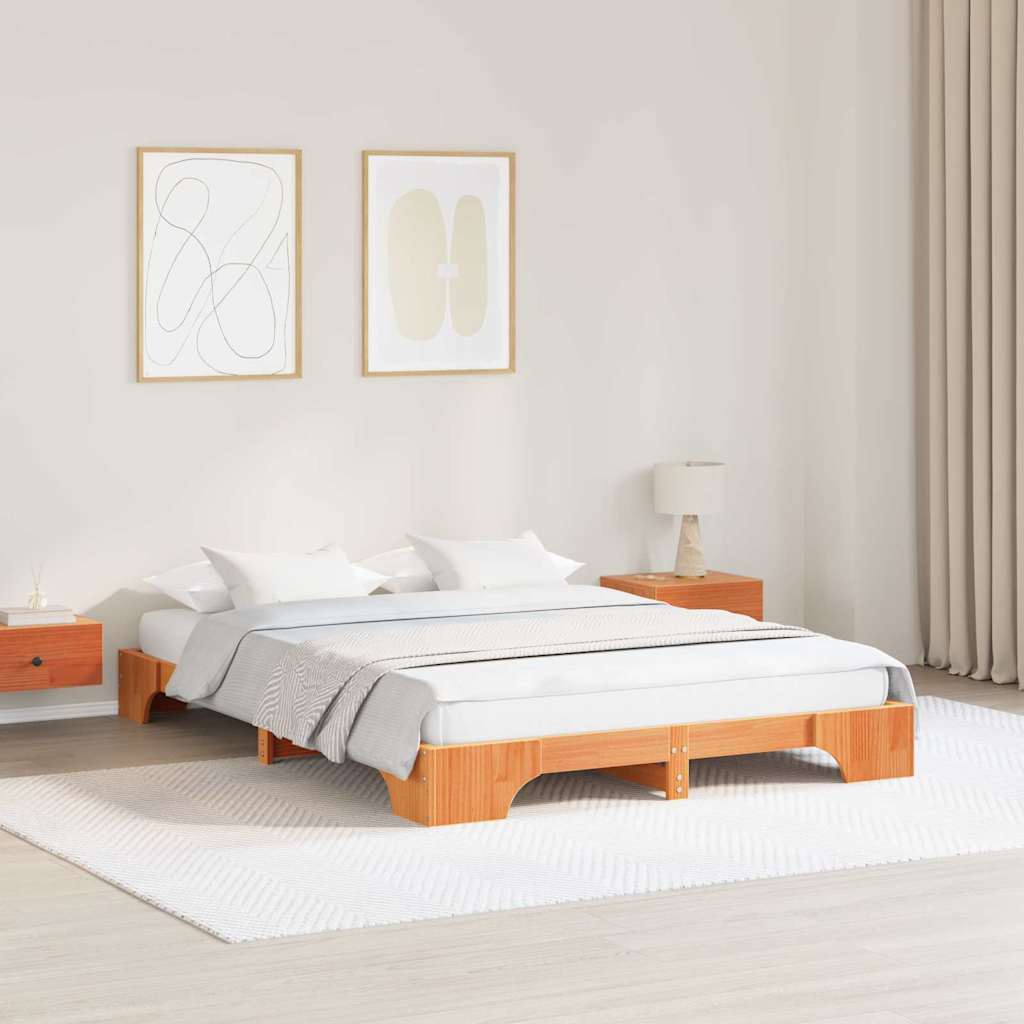 Voodi raam Vahapruun 160 x 200 cm Männipuit