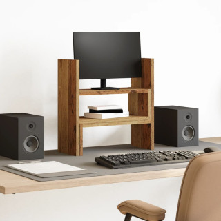 настольный органайзер, старое дерево, 40x17x41 см, искусственное дерево