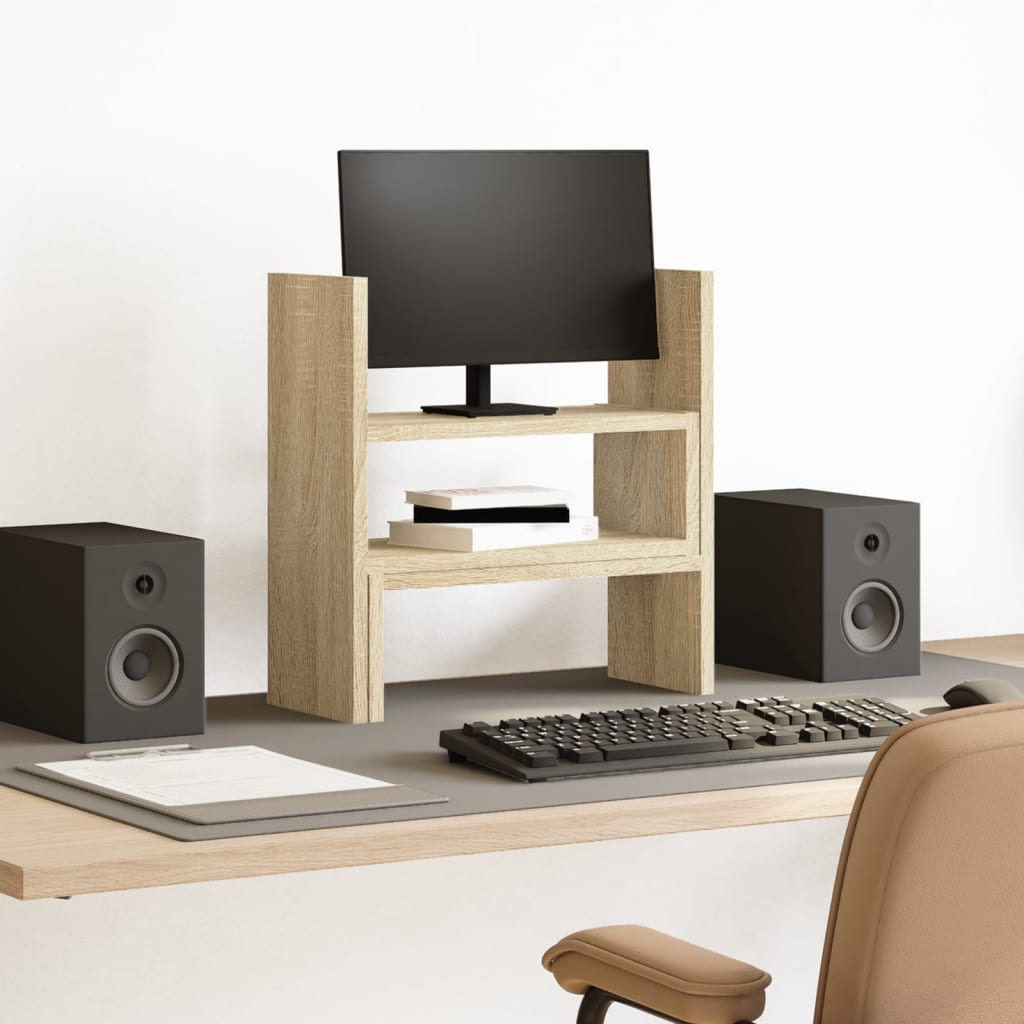 kirjutuslaua korrastaja, Sonoma tamm, 40x17x41 cm, tehispuit