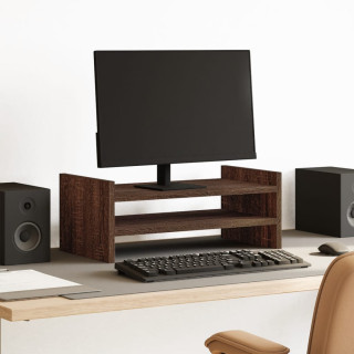 monitorialus, pruun tamm, 50 x 27 x 20 cm, tehispuit