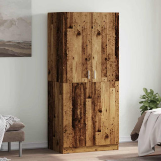 Шкаф для одежды Old Wood 90x52x200 см, искусственное дерево