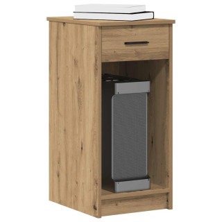 основание компьютерной башни с ящиком, дуб ручной работы, 35x45x77 см