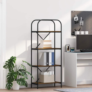 Raamatukapp Suitsutatud tamm 60 x 30 x 146 cm Tehispuit