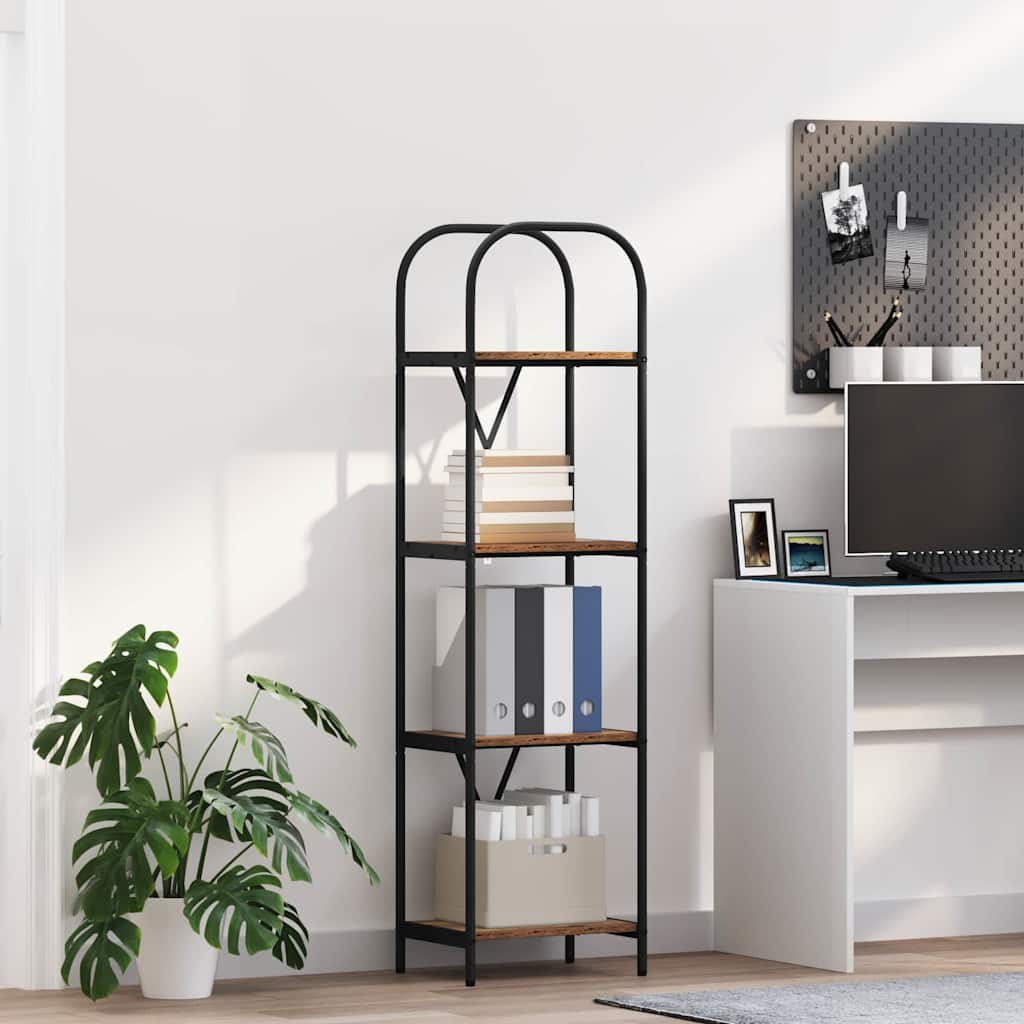 Raamatukapp Vana puit 40 x 30 x 146 cm Tehispuit