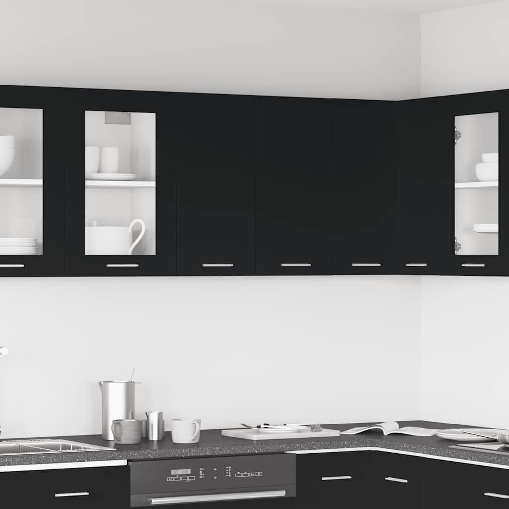 Seina köögikapp Lyon, must, 60x31x60, tehispuit