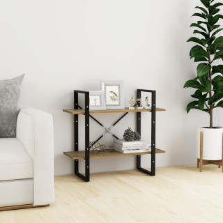 Двухъярусная книжная полка, 80 x 30 x 70 см, сосна