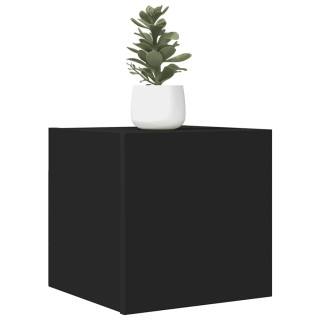 seinale kinnitatav telerikapp, must, 30,5 x 30 x 30 cm