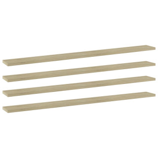 riiuliplaadid 4 tk, Sonoma tamm, 100x10x1,5 cm, puitlaastplaat