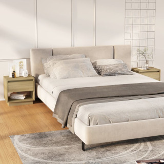 öökapid 2 tk, Sonoma tamm, 45x34x44 cm, tehispuit