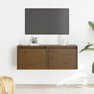 Настенные шкафы 2 шт, медовый коричневый 45 x 30 x 35 см, сосна