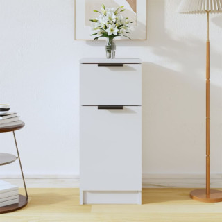 Puhvetkapp, valge, 30 x 30 x 70 cm, tehispuit