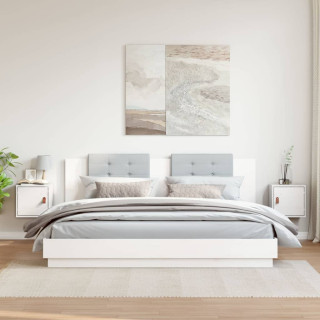 настенные шкафы 2 шт., белые, 31,5 x 30 x 30 см, сосна