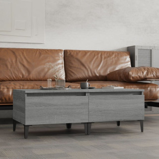 Приставные столики 2 шт, серый дуб Сонома, 50 x 46 x 35 см, ДСП