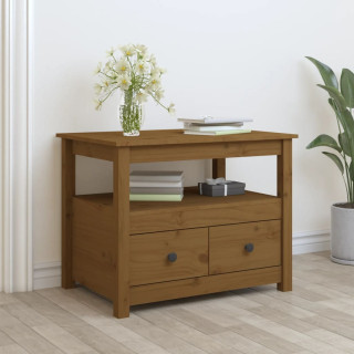 Журнальный столик, медовый, 71 x 49 x 55 см, сосна