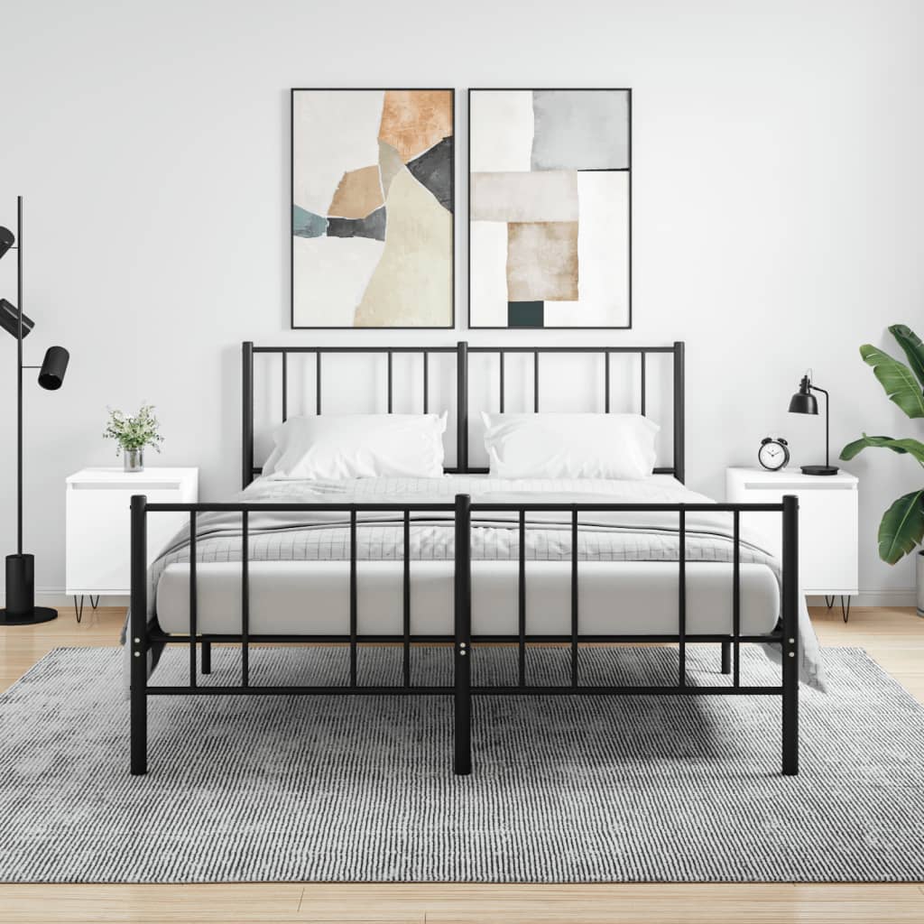 Белые прикроватные тумбочки из искусственного дерева, 2 шт, 40x30x50 см