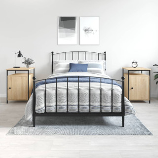 öökapid 2 tk, sonoma tamm, 40x42x60 cm, tehispuit