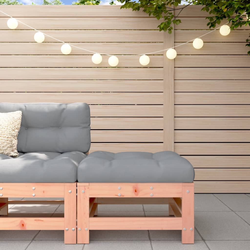 Садовая скамейка для ног с подушкой, древесина дугласовой пихты