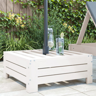 Декоративная крышка основания для зонта, белая, сосна