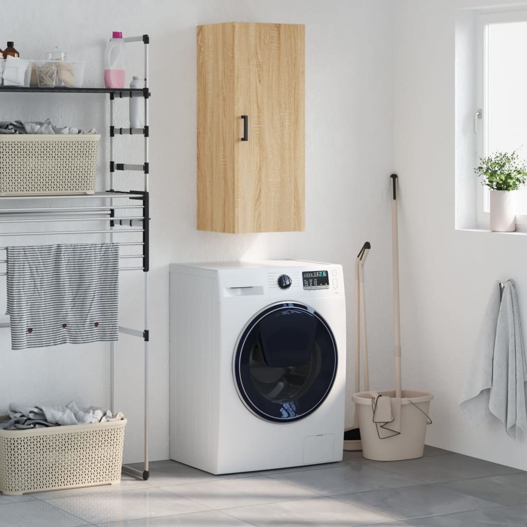 Навесной шкаф, дуб Сонома, 34,5 x 34 x 90 см