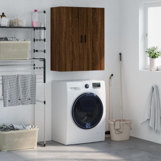 Настенный шкаф, коричневый дуб, 69,5 x 34 x 90 см