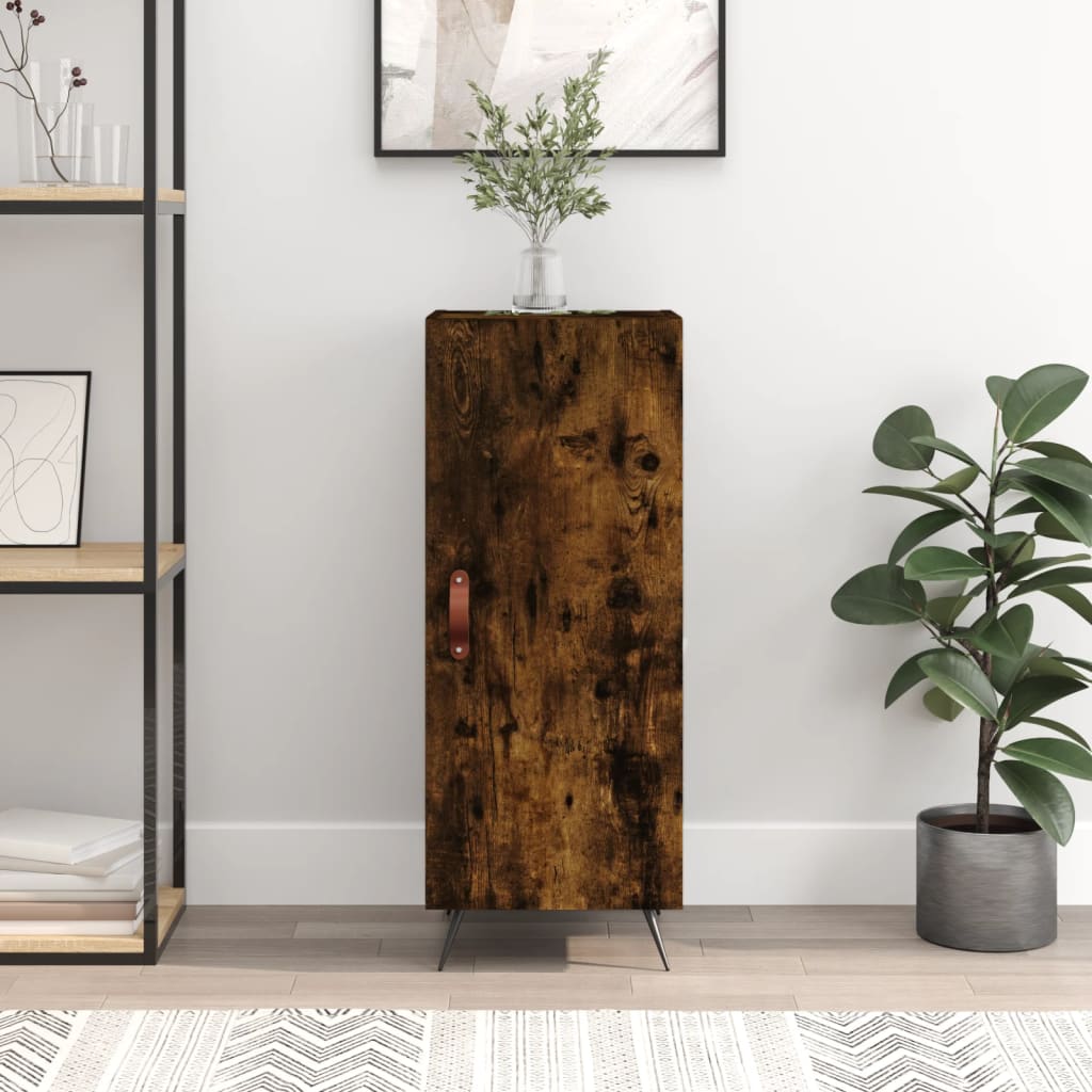 Буфет, дымчатый дуб, 34,5 x 34 x 90 см, искусственное дерево