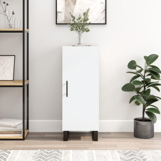 Puhvetkapp, valge, 34,5 x 34 x 90 cm, tehispuit