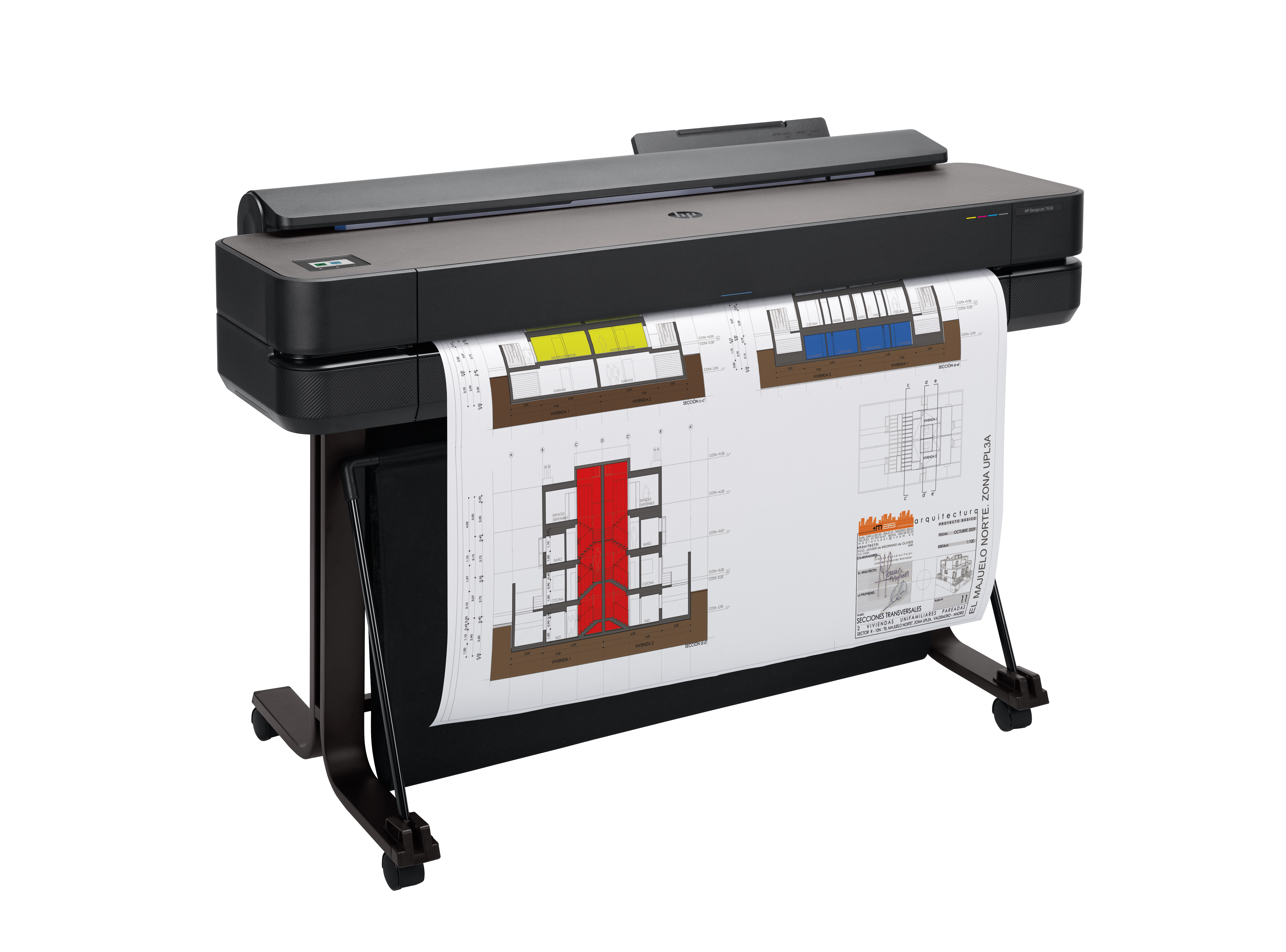 Professionaalne suurformaatplotter HP DesignJet arhitektidele