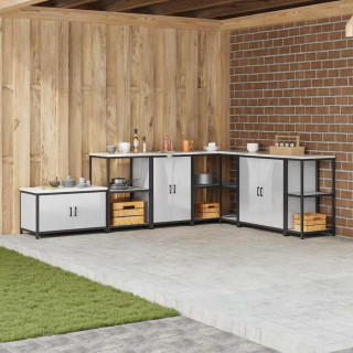 Hõbedane roostevabast terasest köögikapp 60 x 50 x 92 cm