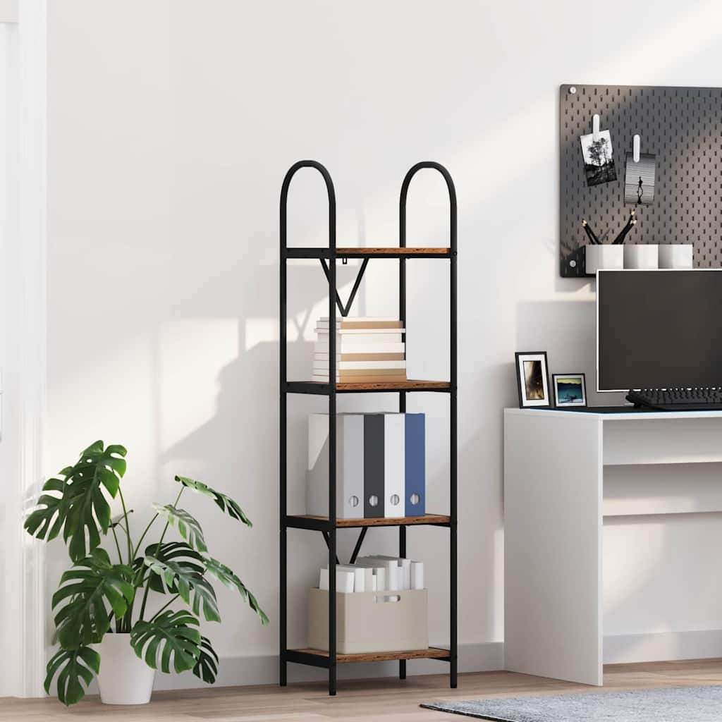 Raamatukapp Vana puit 40 x 30 x 146 cm Tehispuit