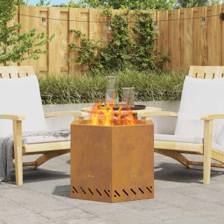 Lõkkekoht Pruun 58 x 58 x 51 cm Kulunud teras