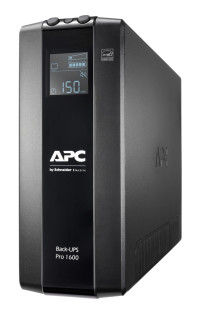Back UPS Pro BR 1600VA, 8 Outlets, AVR, LCD Interface